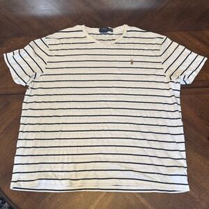 Polo Ralph Lauren Striped T-Shirt Classic Fit Casual Tee‎ XXL |J1